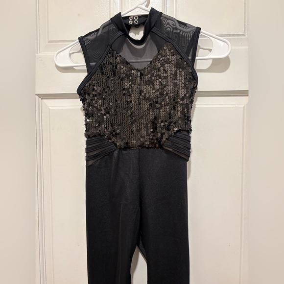 Weissman Black Sequin Jumpsuit - Picture 4 of 4